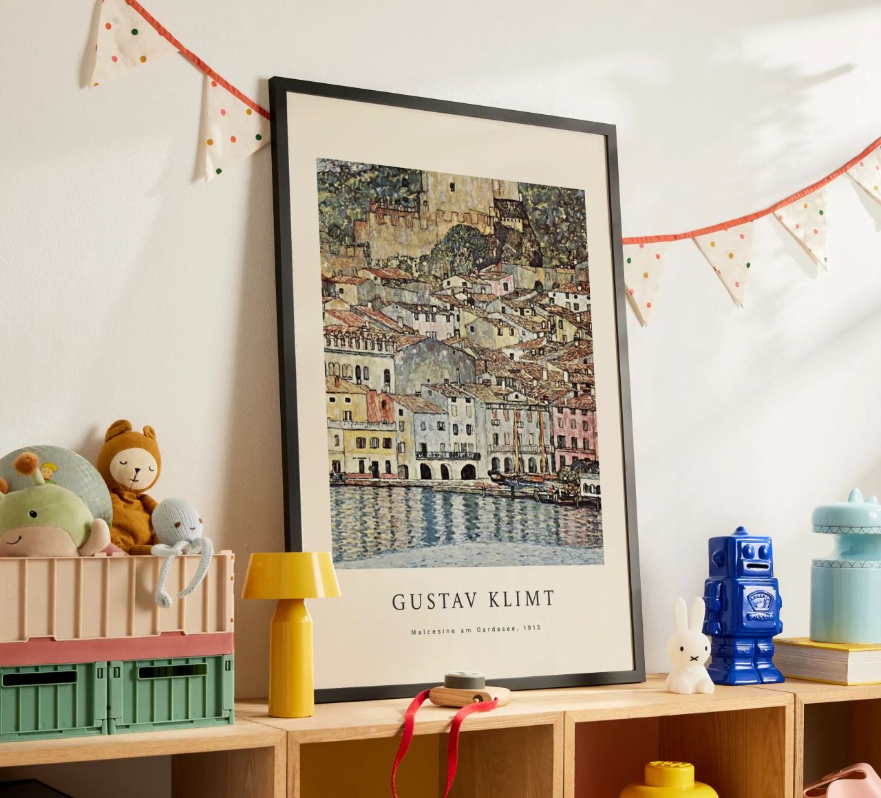 Gustav Klimt - Malcesine am Gardasee Poster von betty hamilton