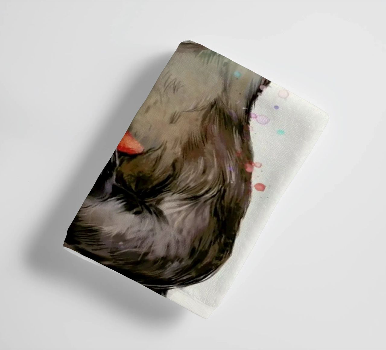 Happy Otter Portrait asciugamano da bagno da Laura Graves