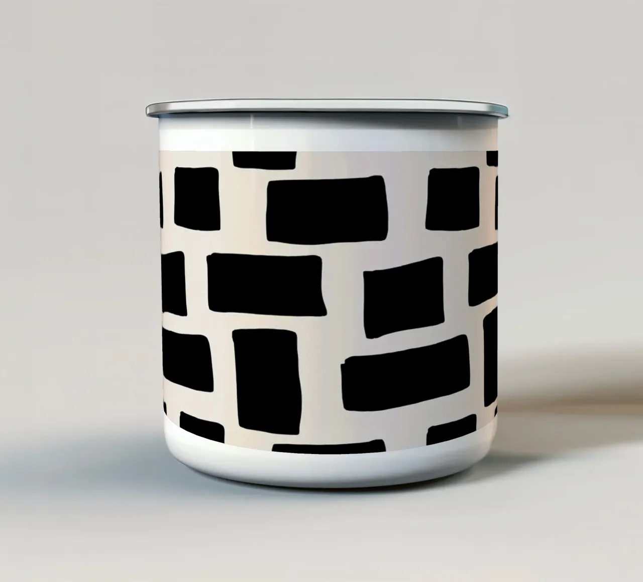 Pattern Love No 114 tazza in smalto da treechild