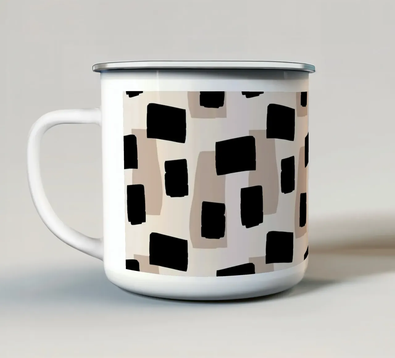 Pattern Love No 115 tazza in smalto da treechild