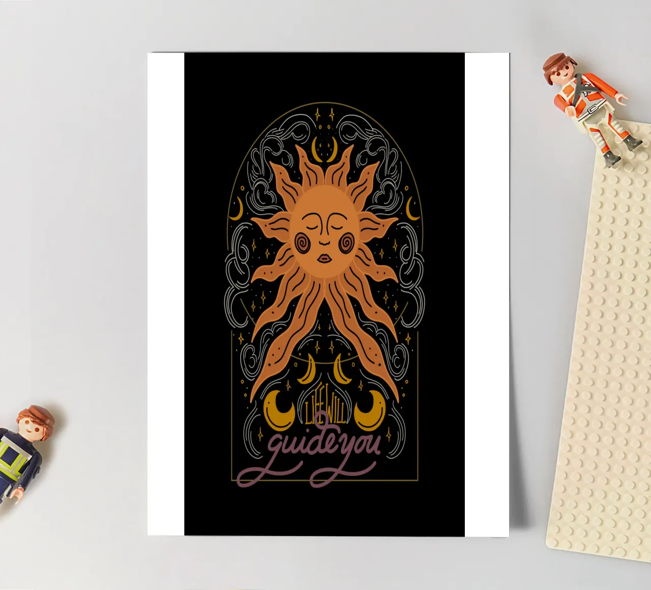 Life will Guide you planche autocollant de anisillustration