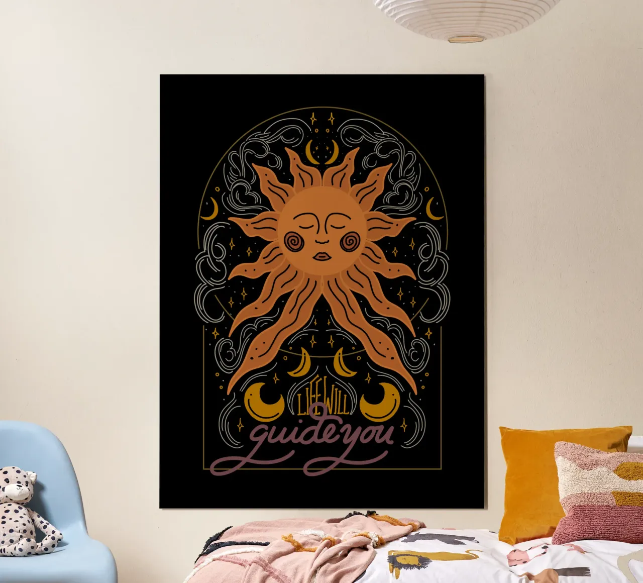 Life will Guide you carta hahnemühle da anisillustration