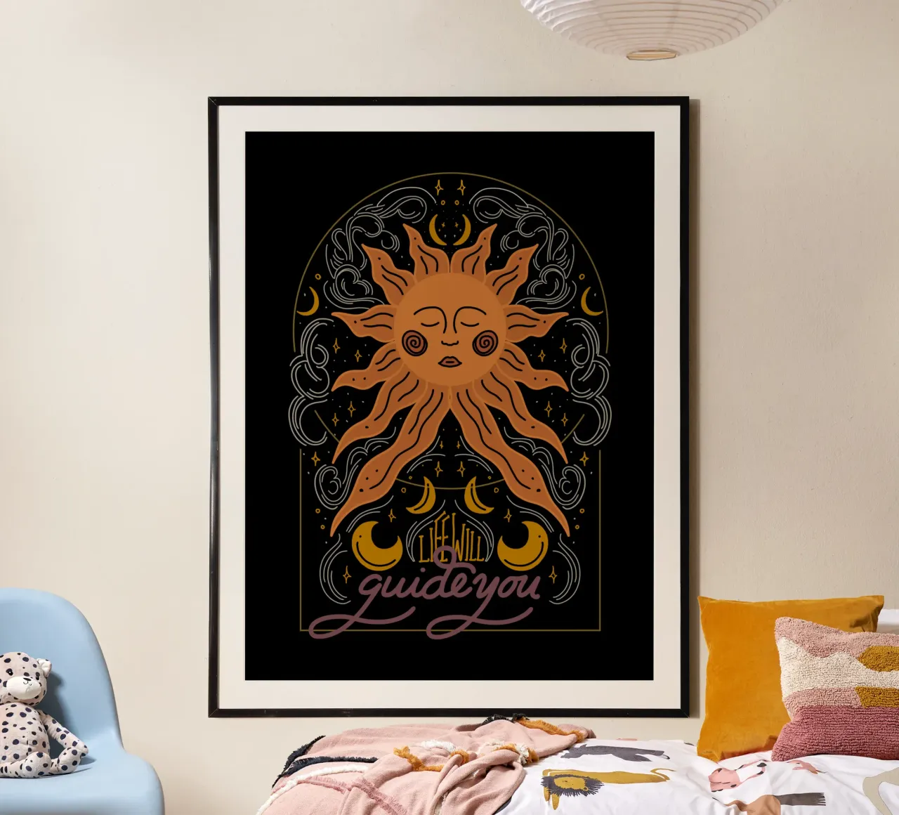 Life will Guide you carta hahnemühle da anisillustration