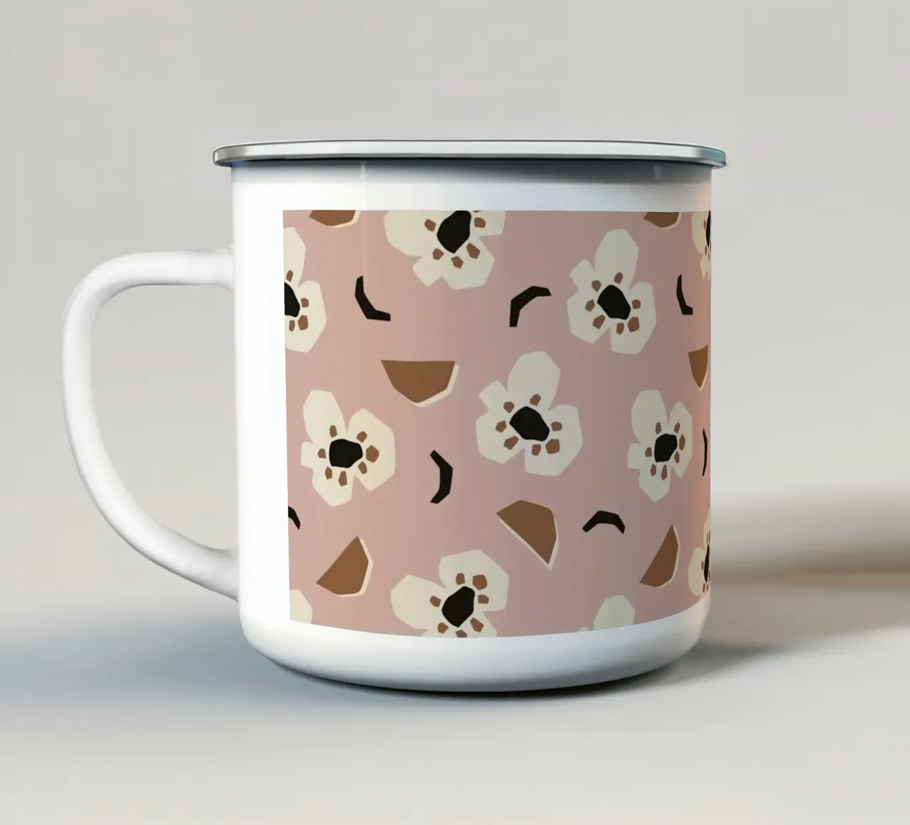 Pattern Love No 118 tazza in smalto da treechild