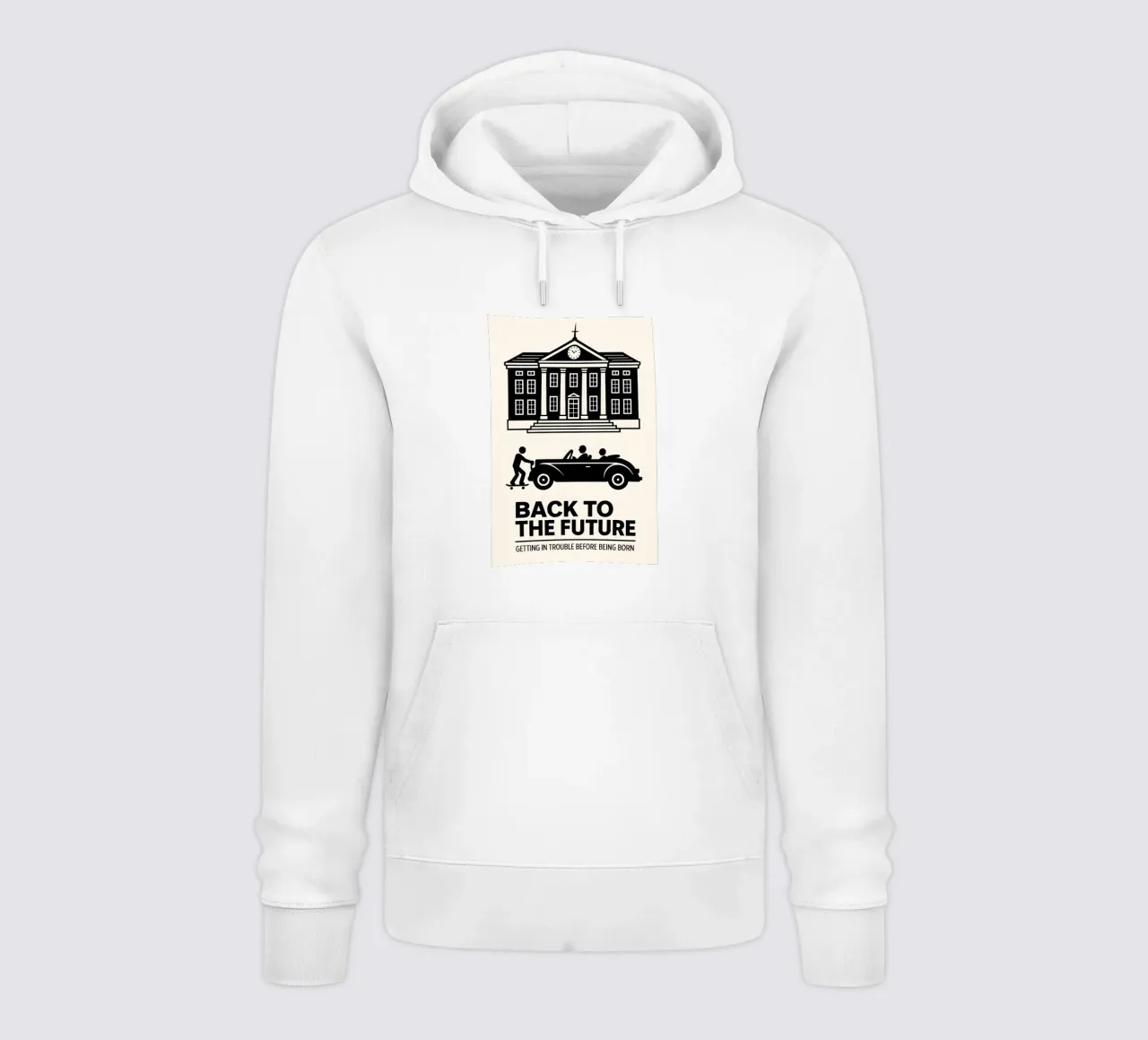 Back To The Future Print felpa con cappuccio da MoviesArt