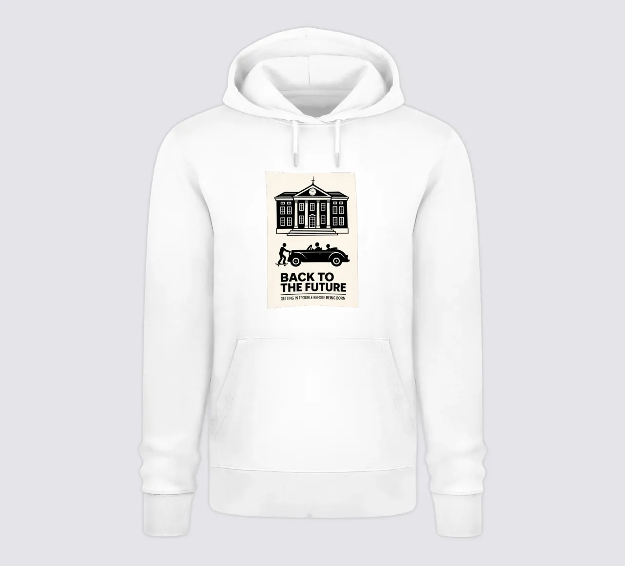 Back To The Future Print felpa con cappuccio da MoviesArt
