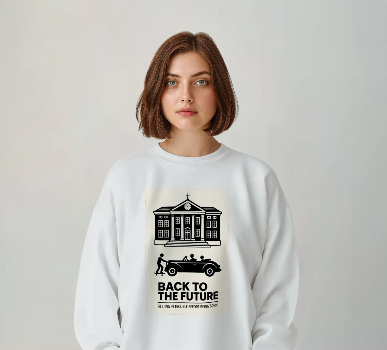 Back To The Future Print felpa da MoviesArt