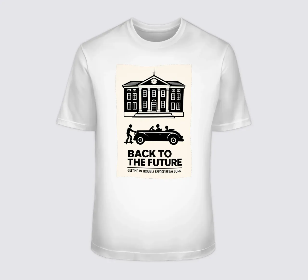 Back To The Future Print t-shirt da MoviesArt