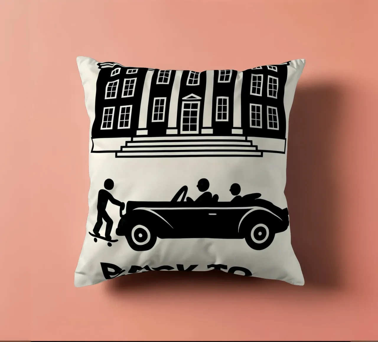 Back To The Future Print cuscino da MoviesArt