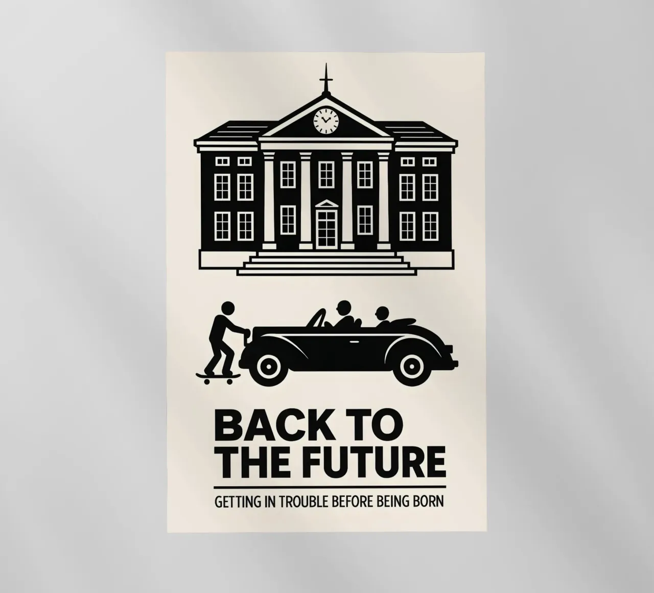 Back To The Future Print pellicola backlit da MoviesArt