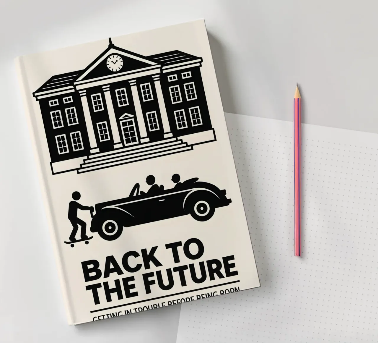 Back To The Future Print diario da MoviesArt