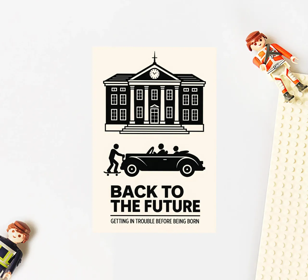 Back To The Future Print adesivo da MoviesArt