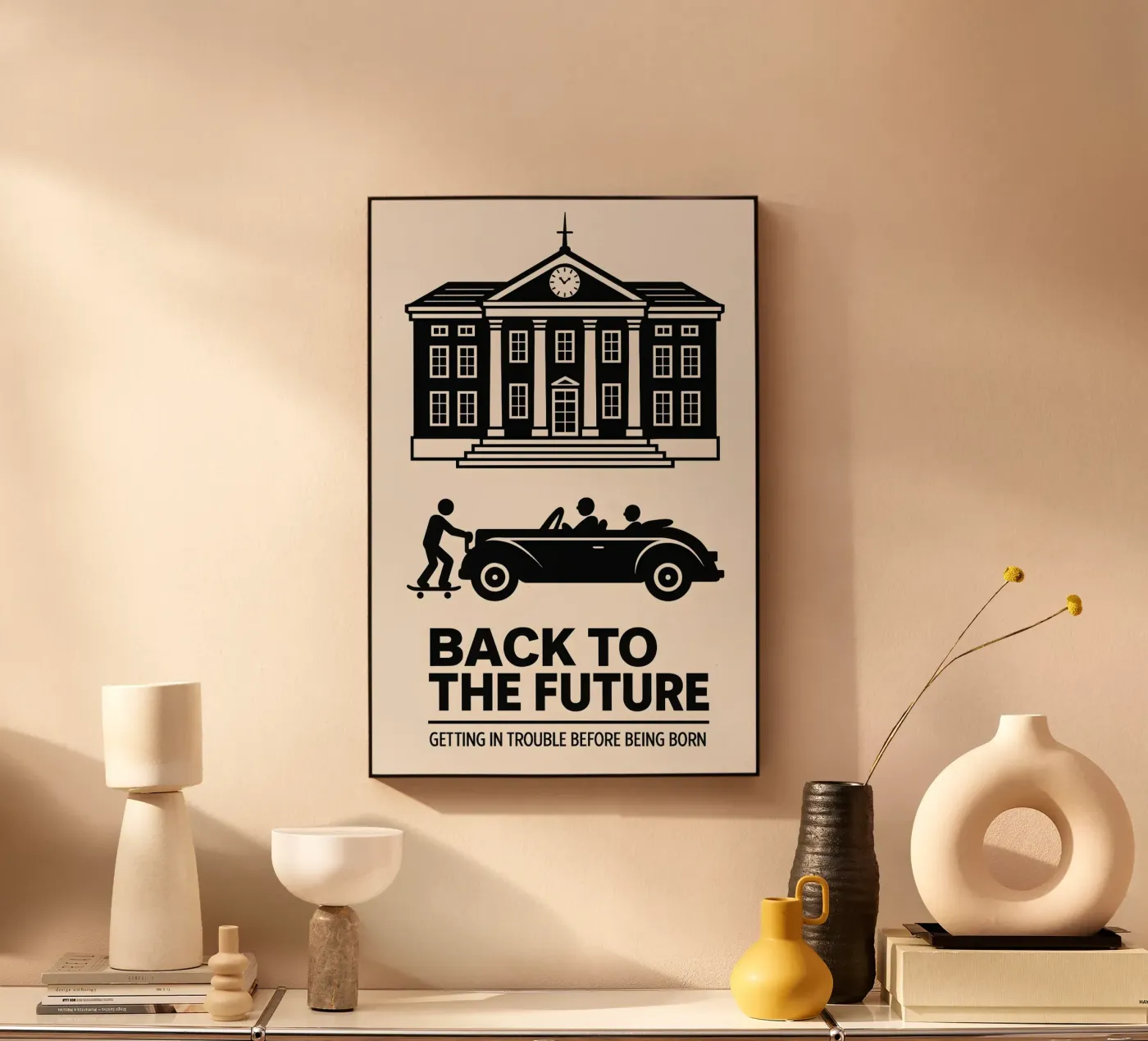 Back To The Future Print plexiglass da MoviesArt