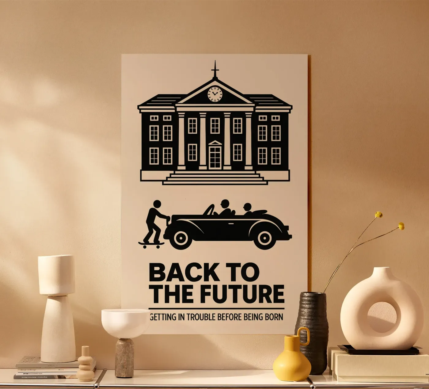 Back To The Future Print plexiglass da MoviesArt
