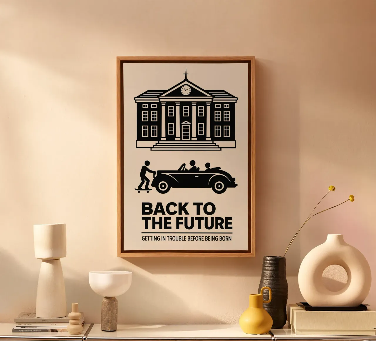 Back To The Future Print tela da MoviesArt