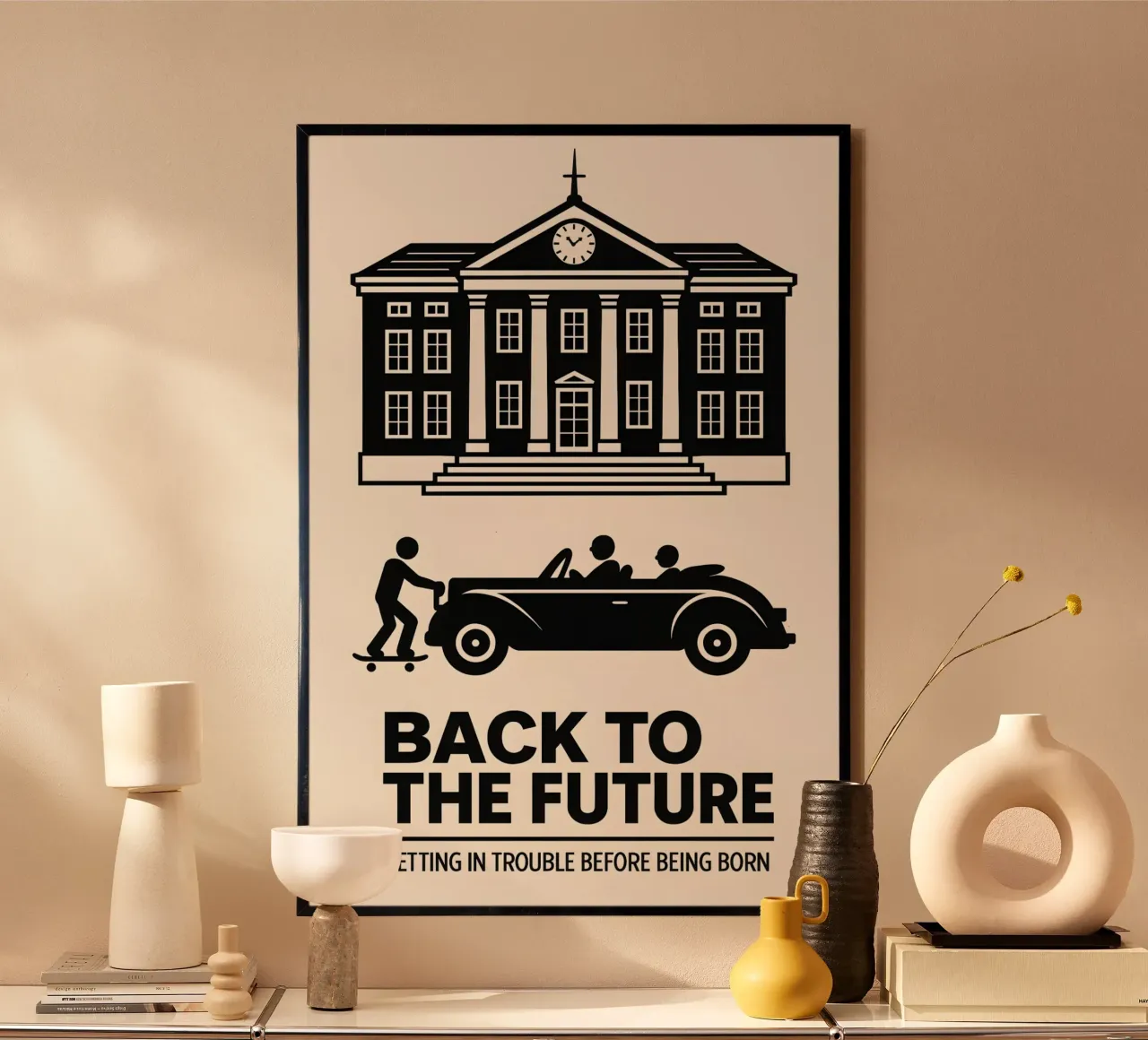 Back To The Future Print carta hahnemühle da MoviesArt