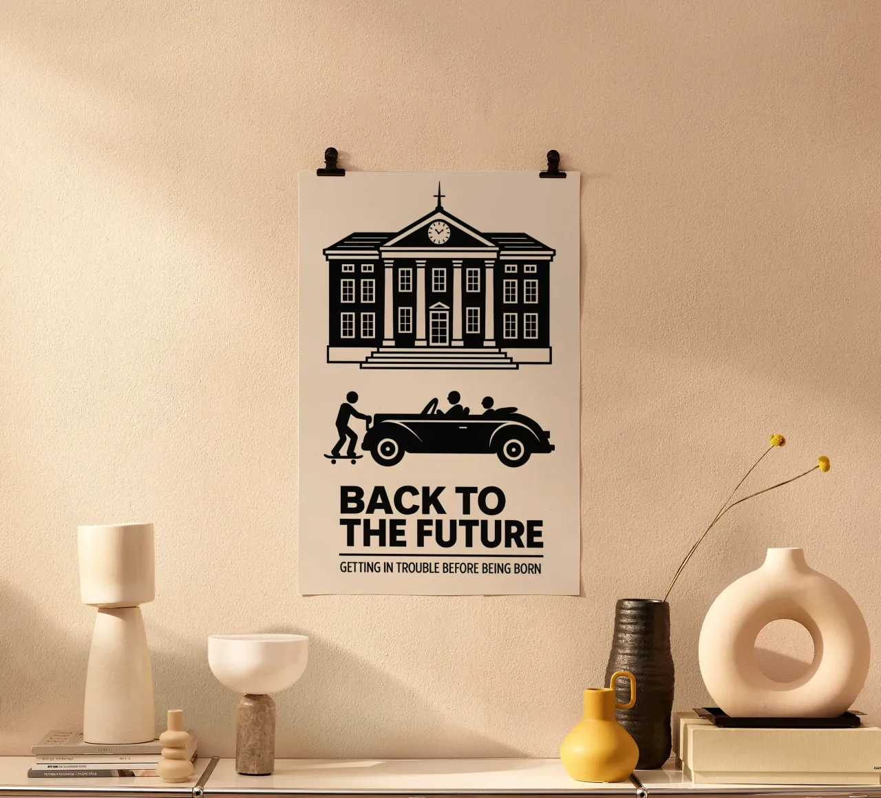 Back To The Future Print carta hahnemühle da MoviesArt
