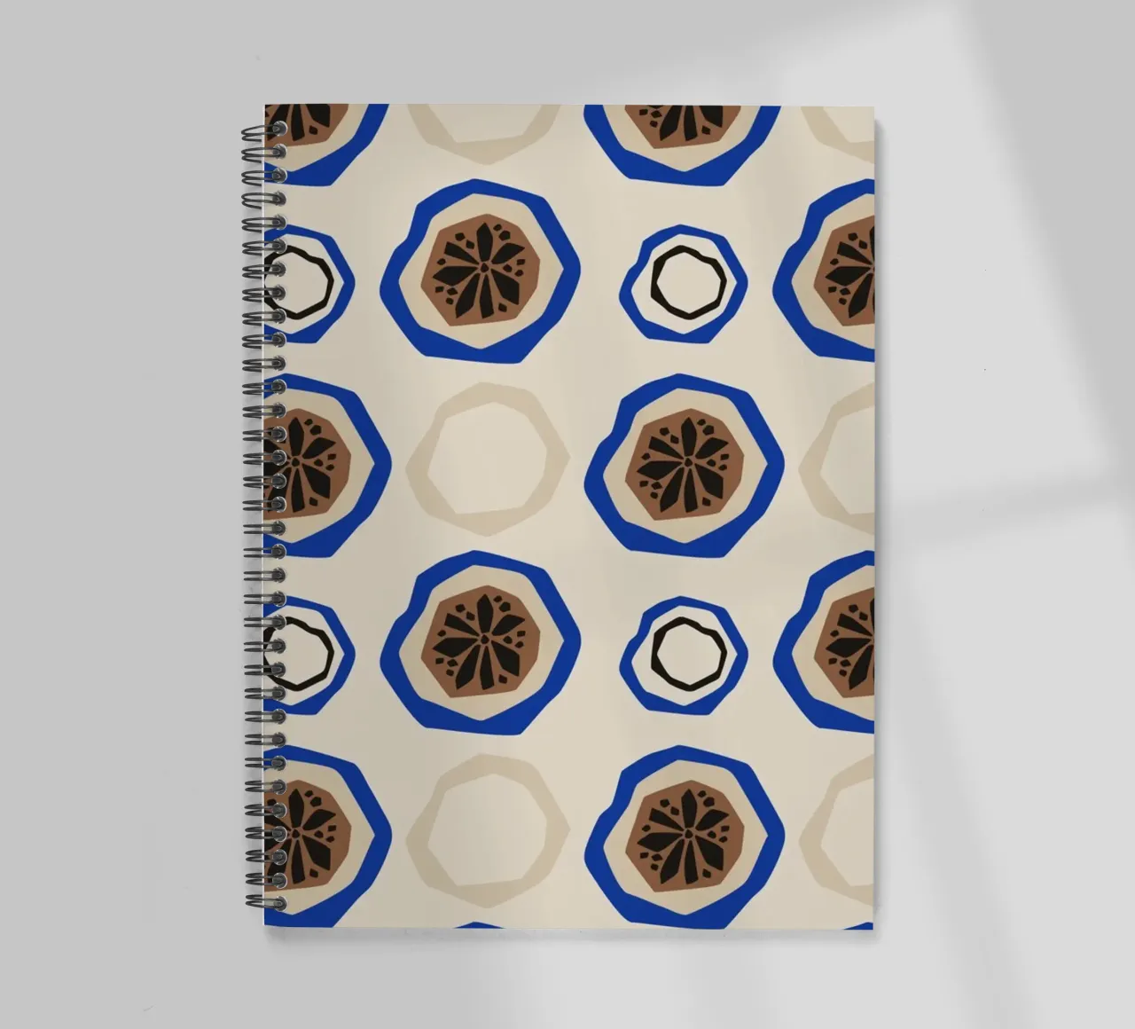 Pattern Love No 120 spiral notebook by treechild