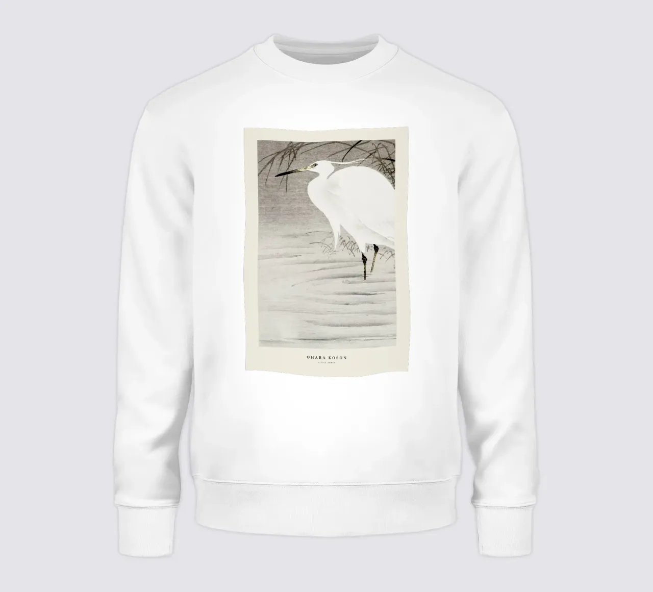 Koson - Little Egret felpa da Vintage by JUNIQE