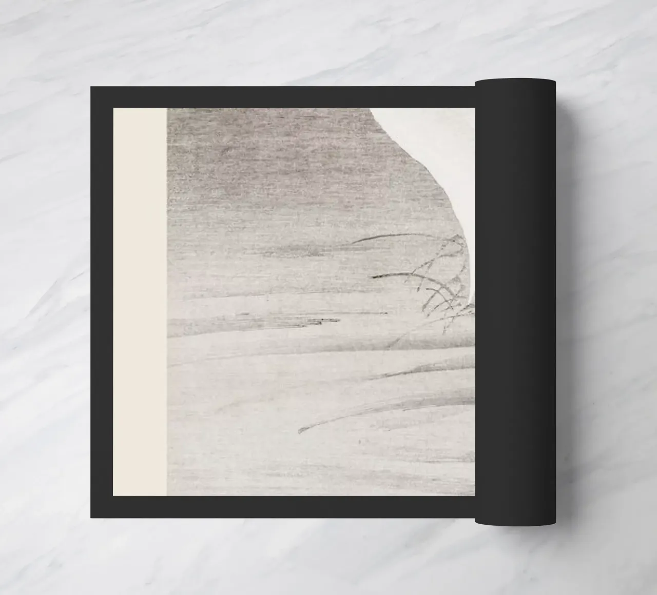 Koson - Little Egret zerbino da Vintage by JUNIQE