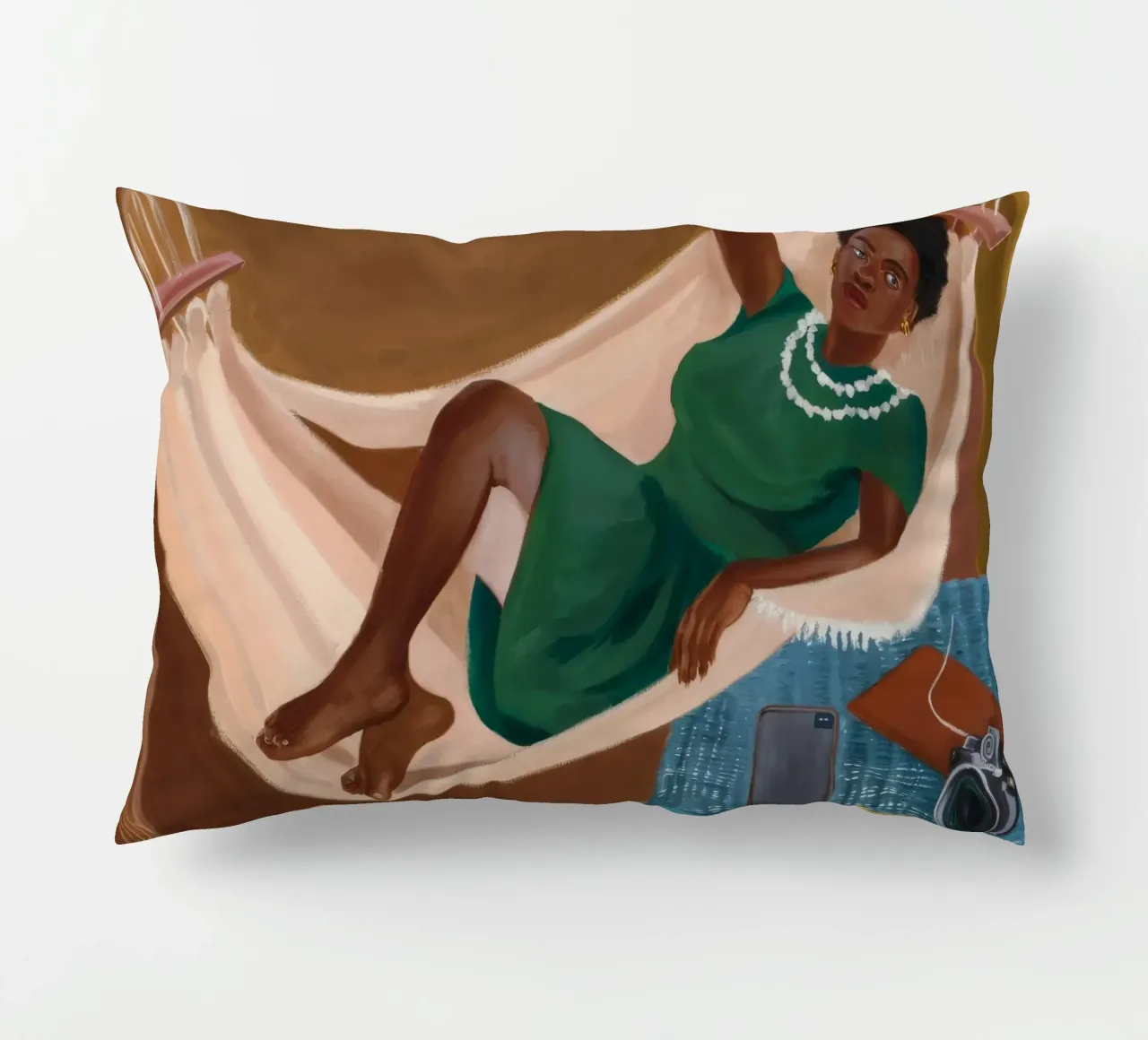 Esplorazione rilassata cuscino da Ebony Carpenter
