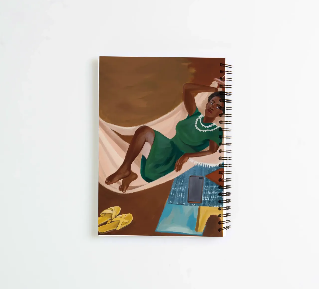 Relaxed Exploration spiral notebook by Ebony Carpenter