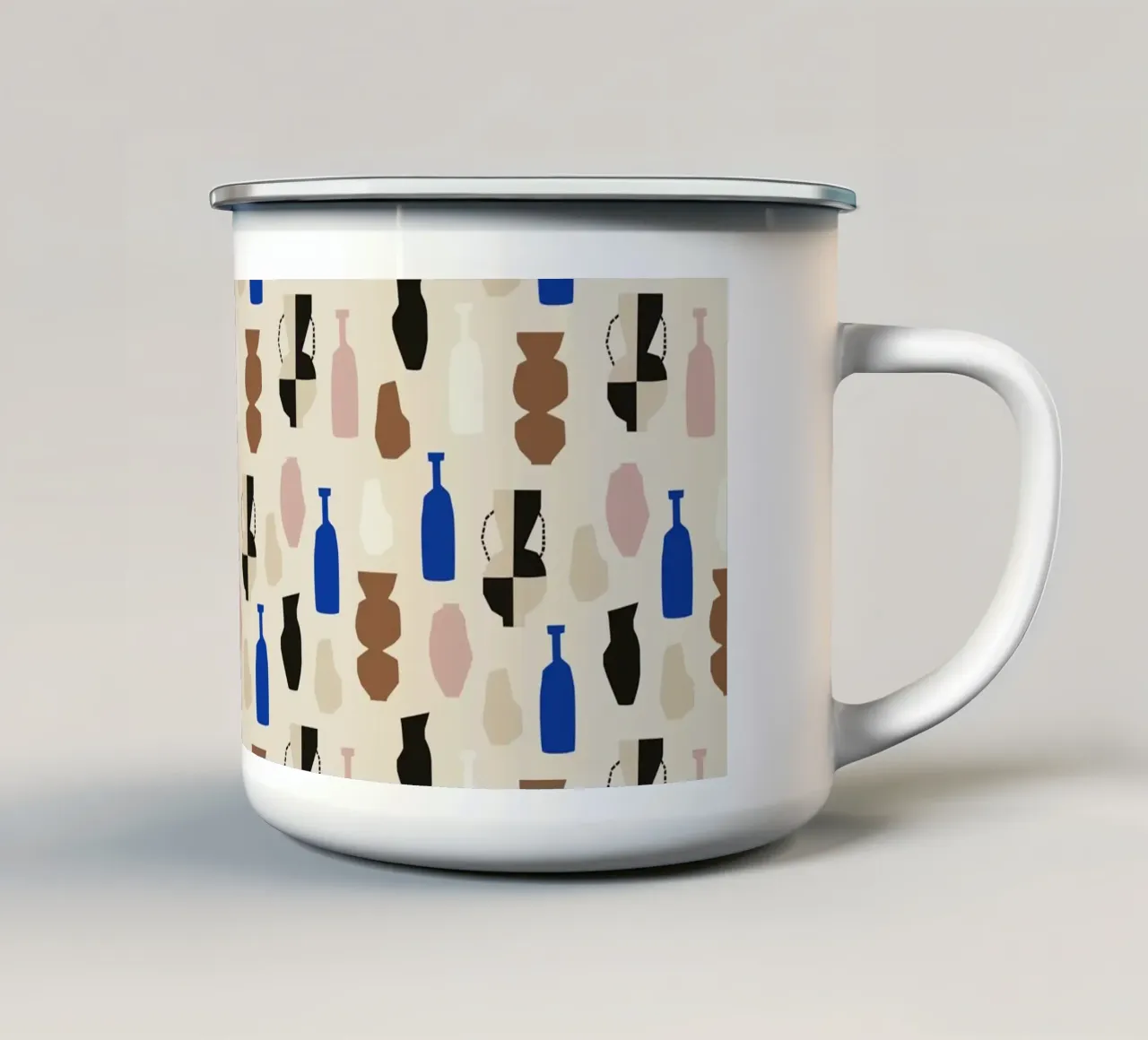 Pattern Love No 122 tazza in smalto da treechild