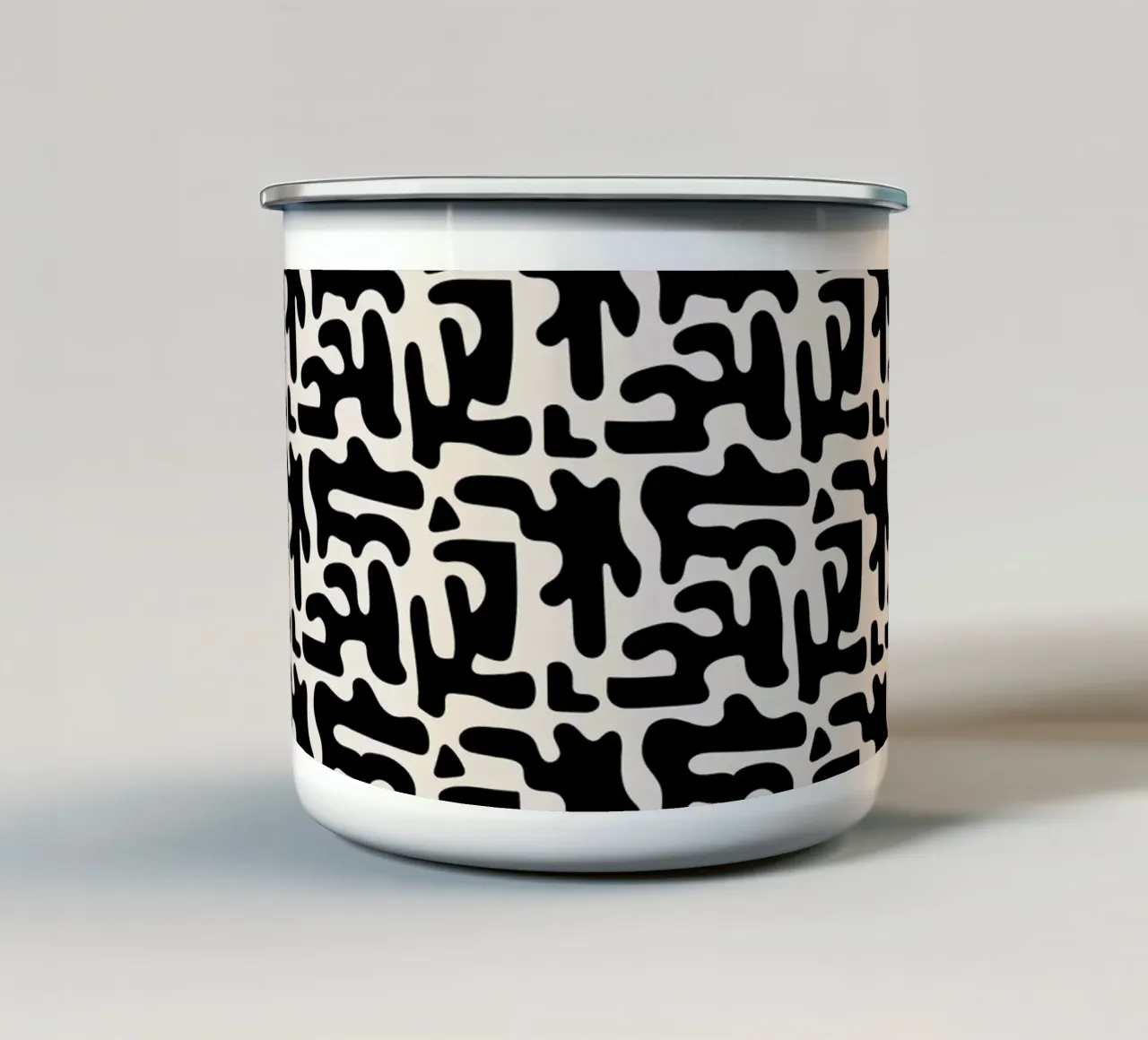Pattern Love No 123 tazza in smalto da treechild