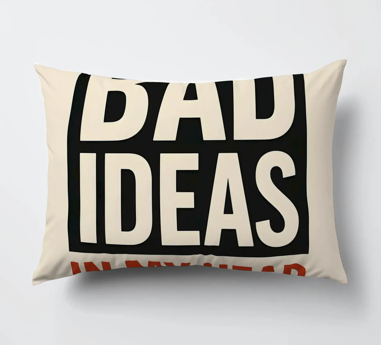 Bad Ideas Print cuscino da MoviesArt