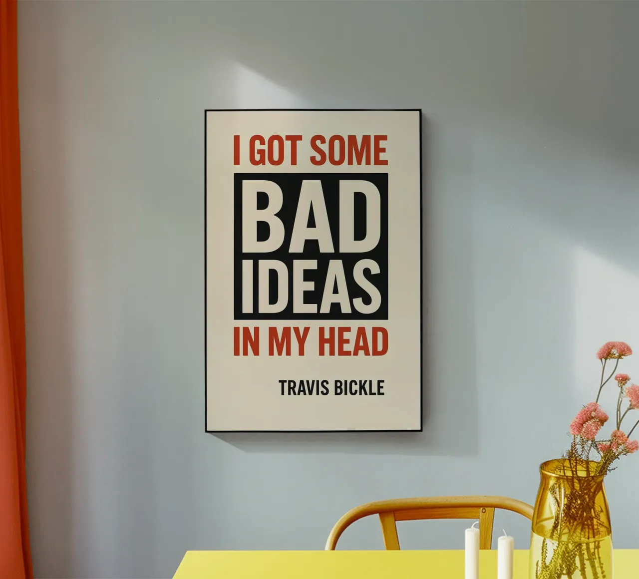 Bad Ideas Print plexiglass da MoviesArt
