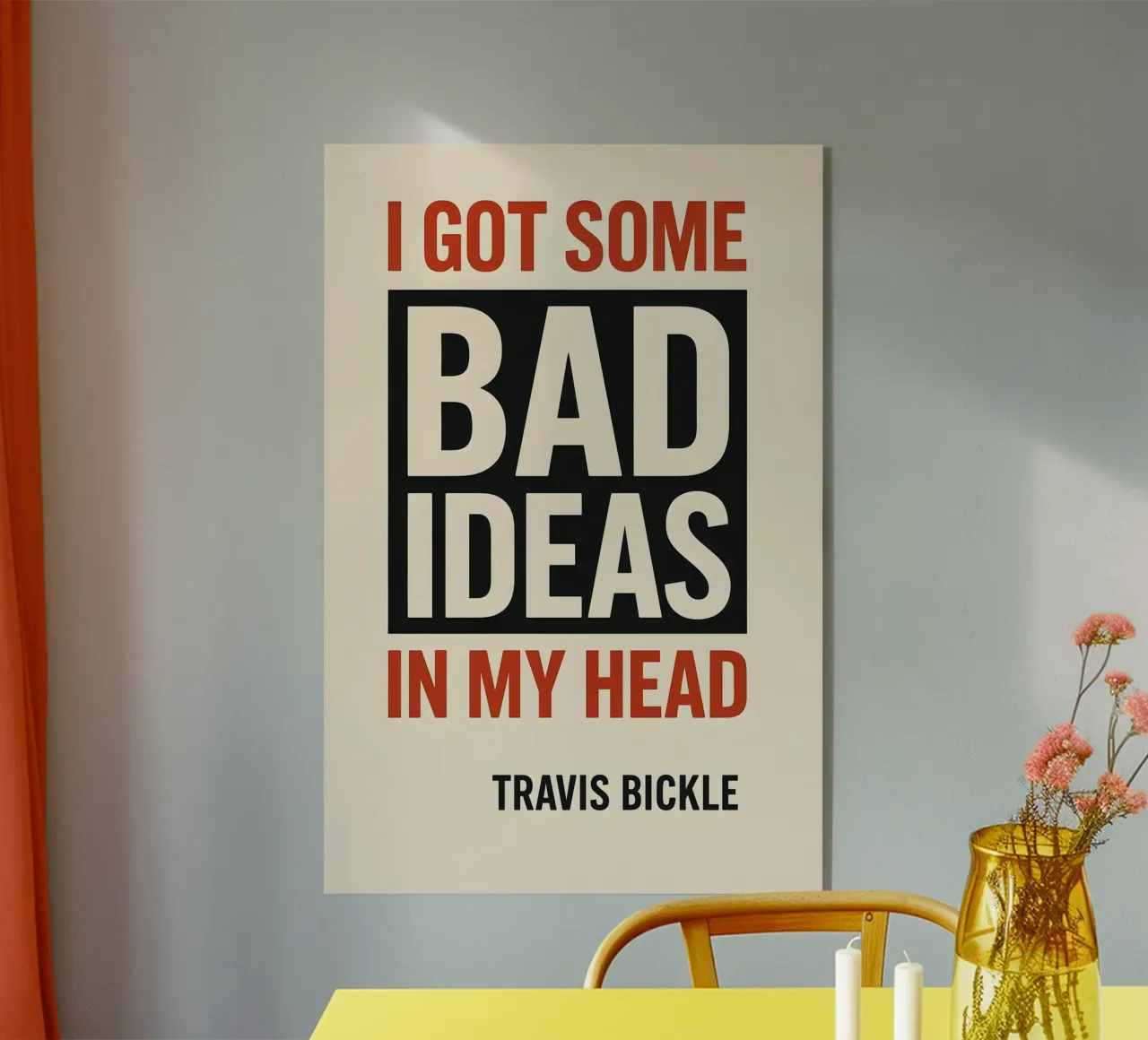 Bad Ideas Print plexiglass da MoviesArt