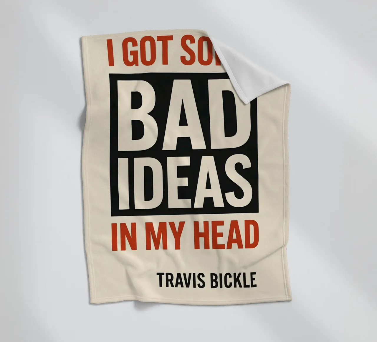 Bad Ideas Print coperta in pile da MoviesArt