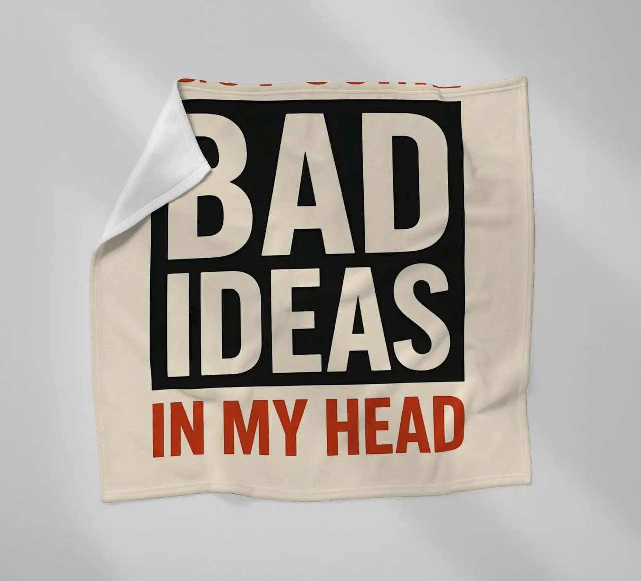 Bad Ideas Print coperta in pile da MoviesArt