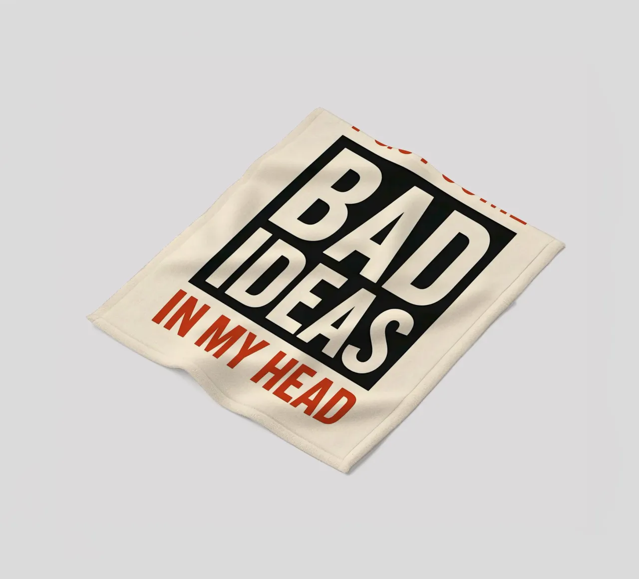 Bad Ideas Print coperta in pile da MoviesArt