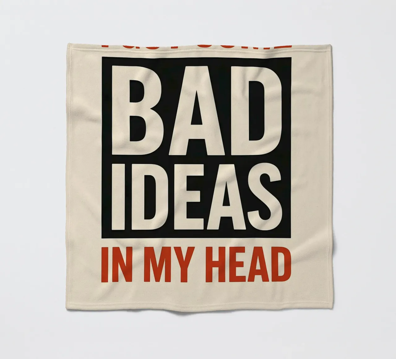 Bad Ideas Print coperta in pile da MoviesArt