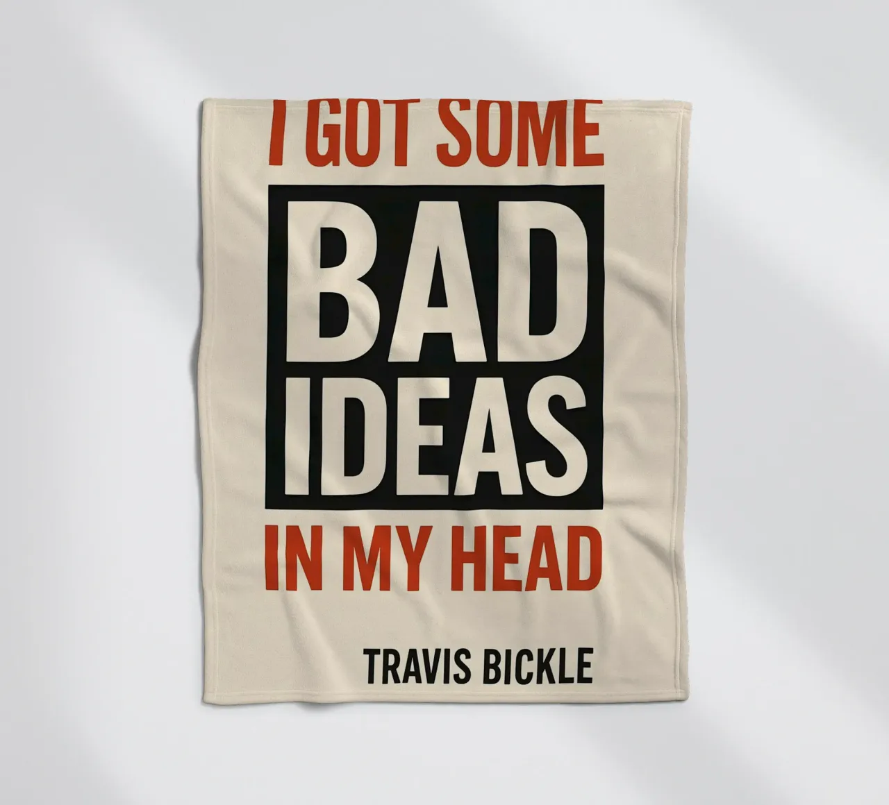 Bad Ideas Print coperta in pile da MoviesArt