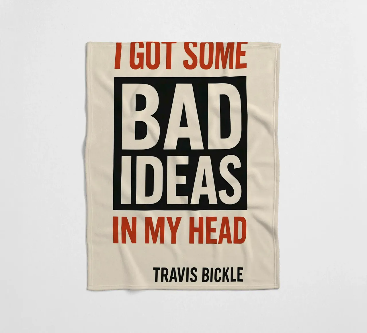 Bad Ideas Print coperta in pile da MoviesArt