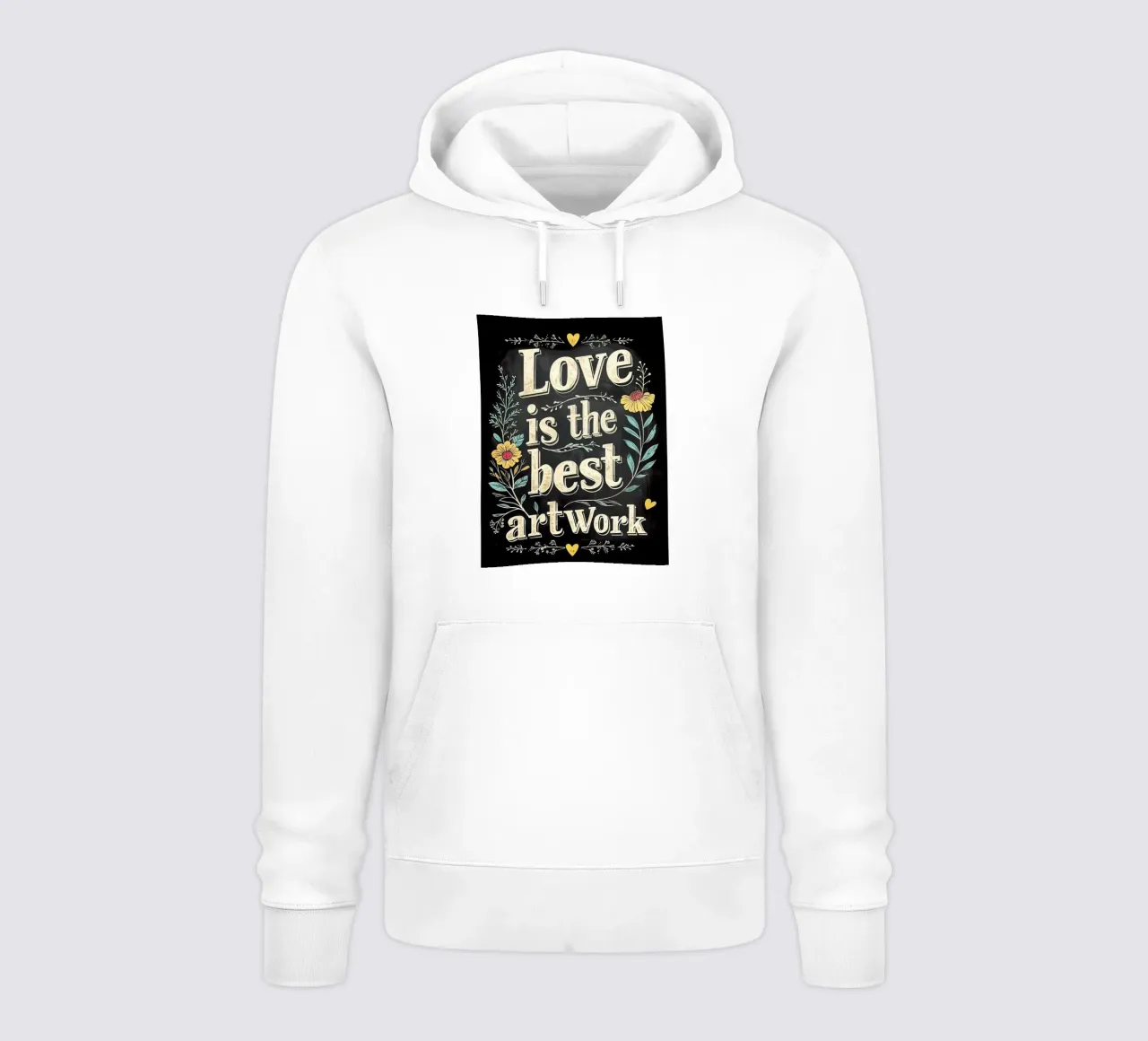 L'amore è la migliore opera d'arte felpa con cappuccio da 🎁 ARTVI-SHOP