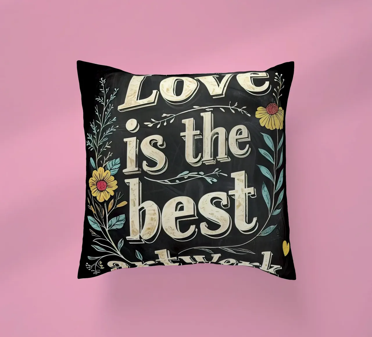 L'amore è la migliore opera d'arte cuscino da 🎁 ARTVI-SHOP