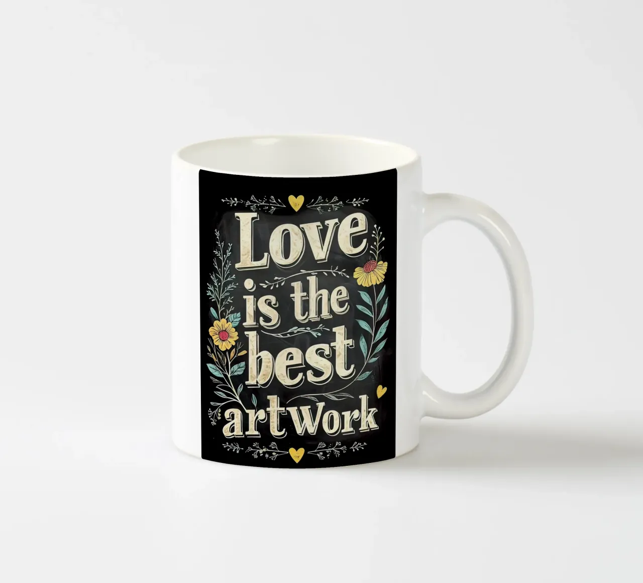 L'amore è la migliore opera d'arte tazza in ceramica da 🎁 ARTVI-SHOP