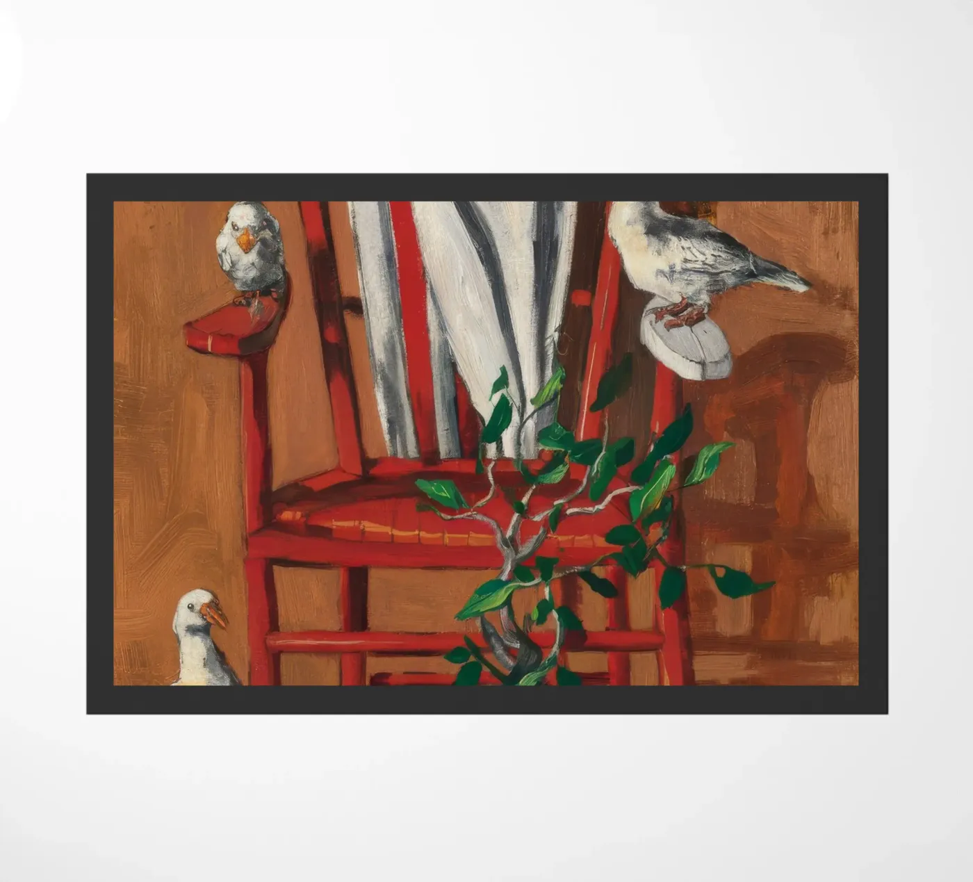 Rustic Perch doormat by Ebony Carpenter