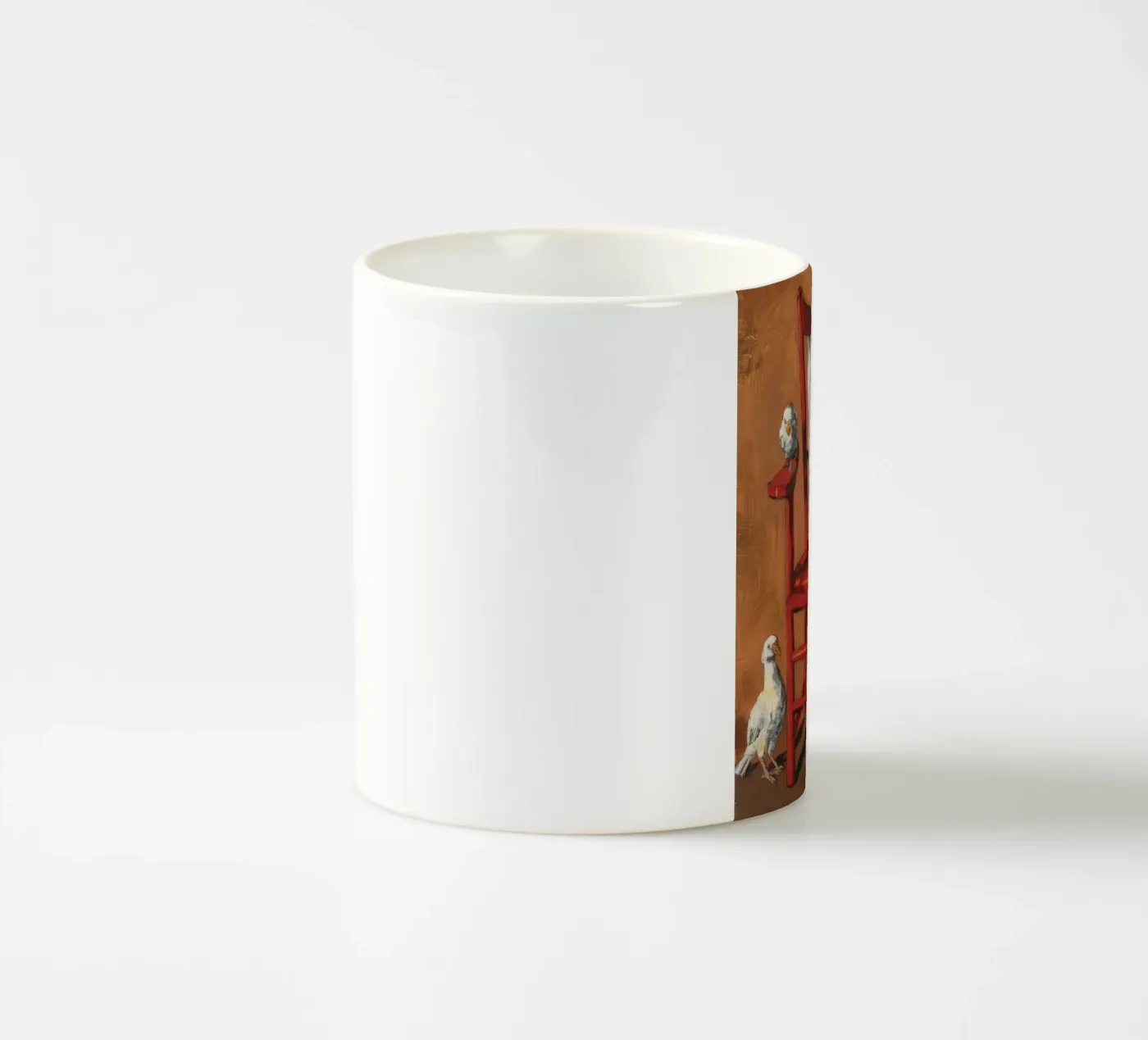 Rustic Perch ceramic mug by Ebony Carpenter