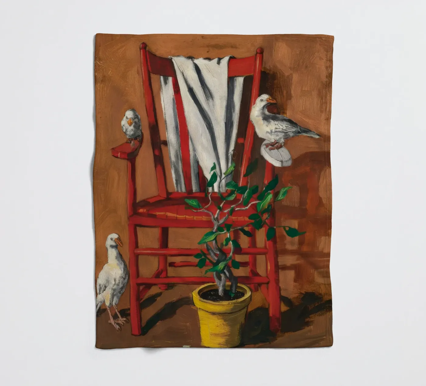 Rustic Perch fleecedeken van Ebony Carpenter