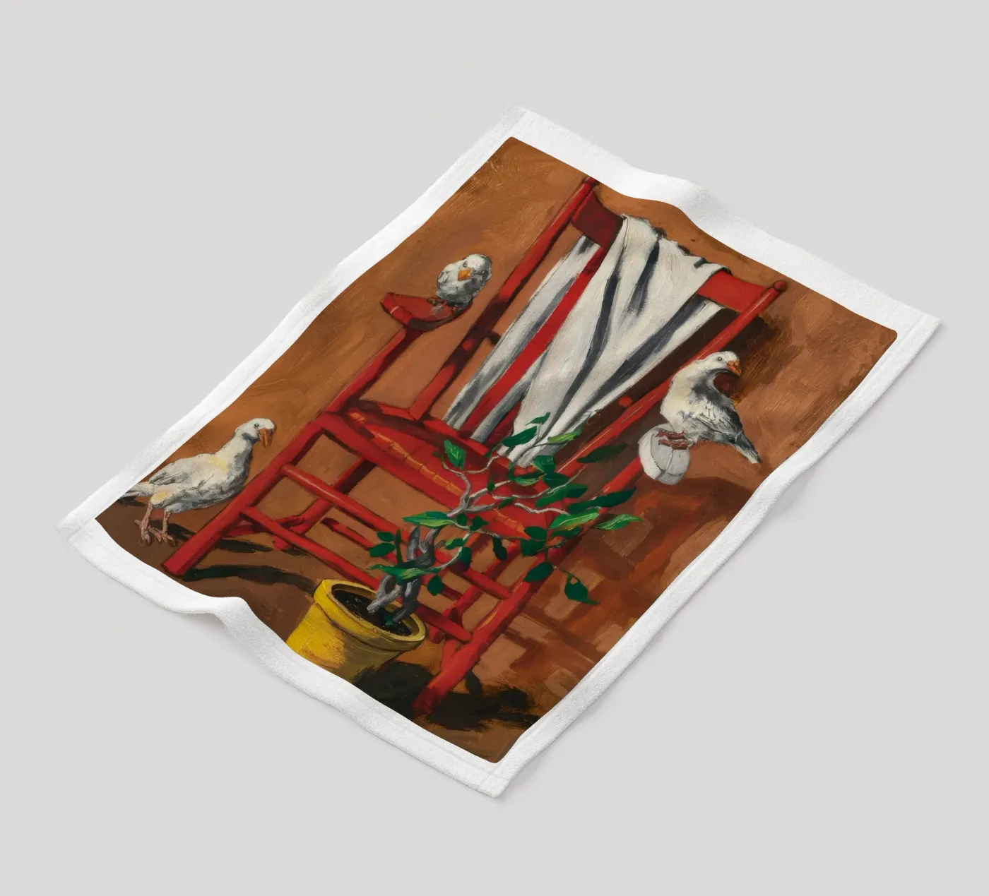 Rustic Perch fleecedeken van Ebony Carpenter