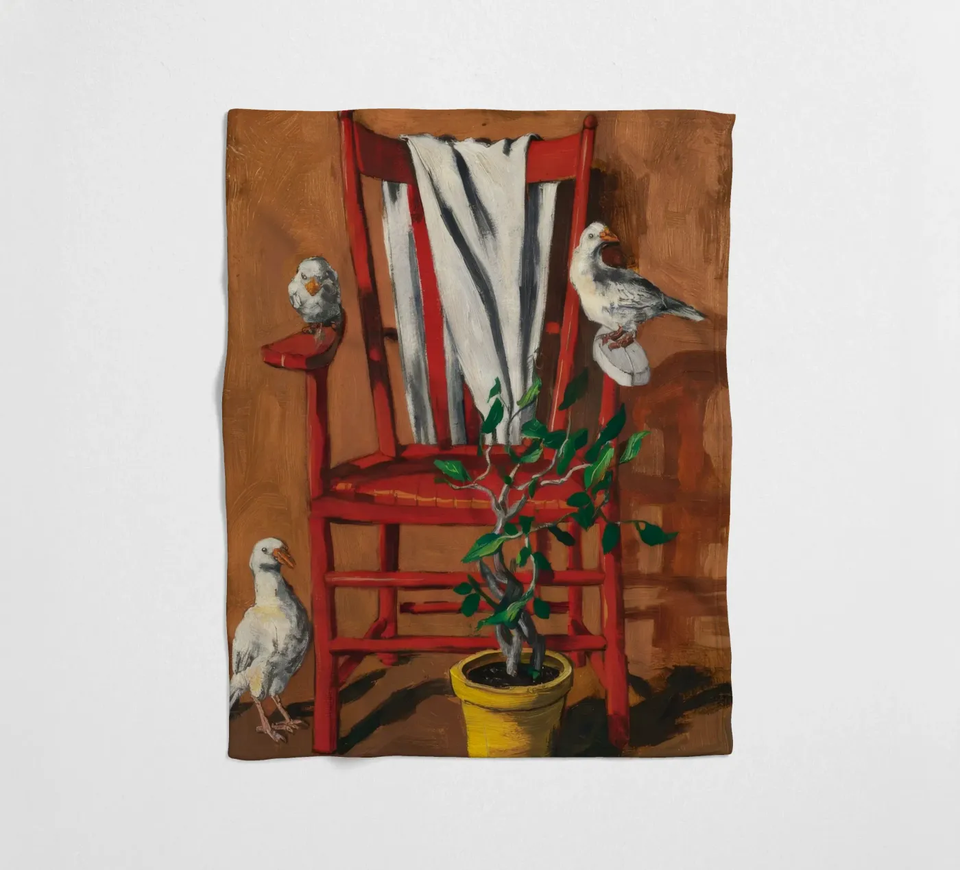 Rustic Perch fleecedeken van Ebony Carpenter