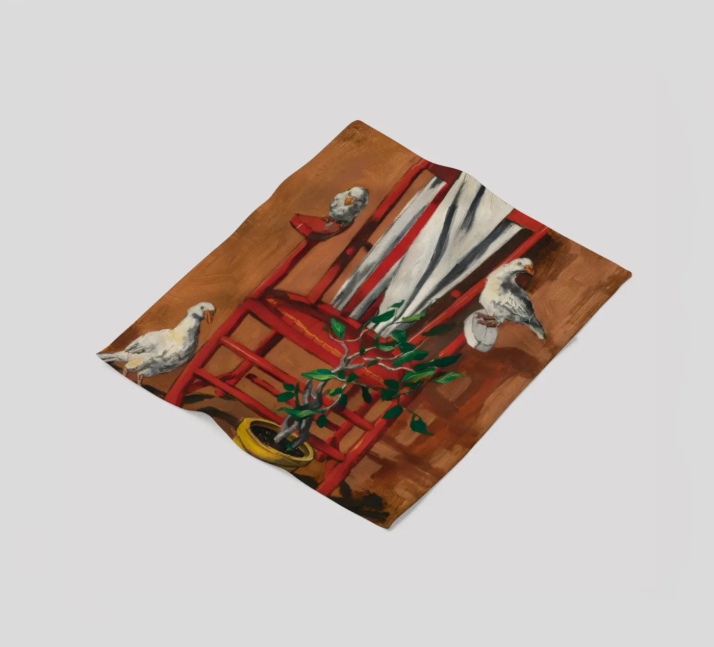 Rustic Perch fleecedeken van Ebony Carpenter