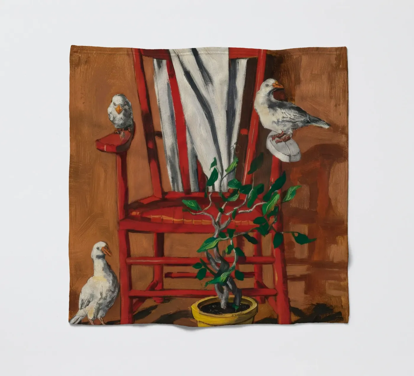 Rustic Perch fleecedeken van Ebony Carpenter