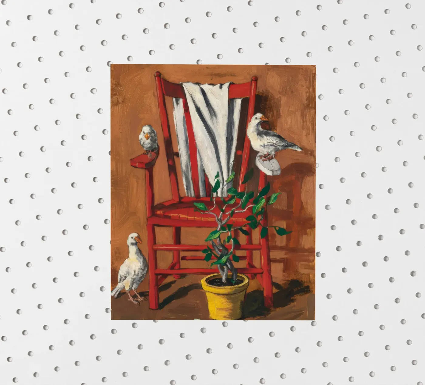 Rustieke zitstok sticker van Ebony Carpenter