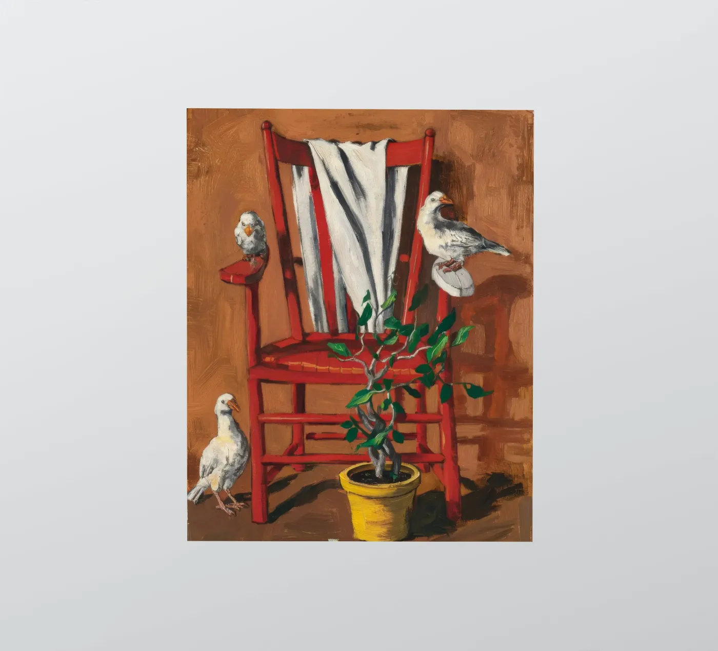 Rustieke zitstok sticker van Ebony Carpenter