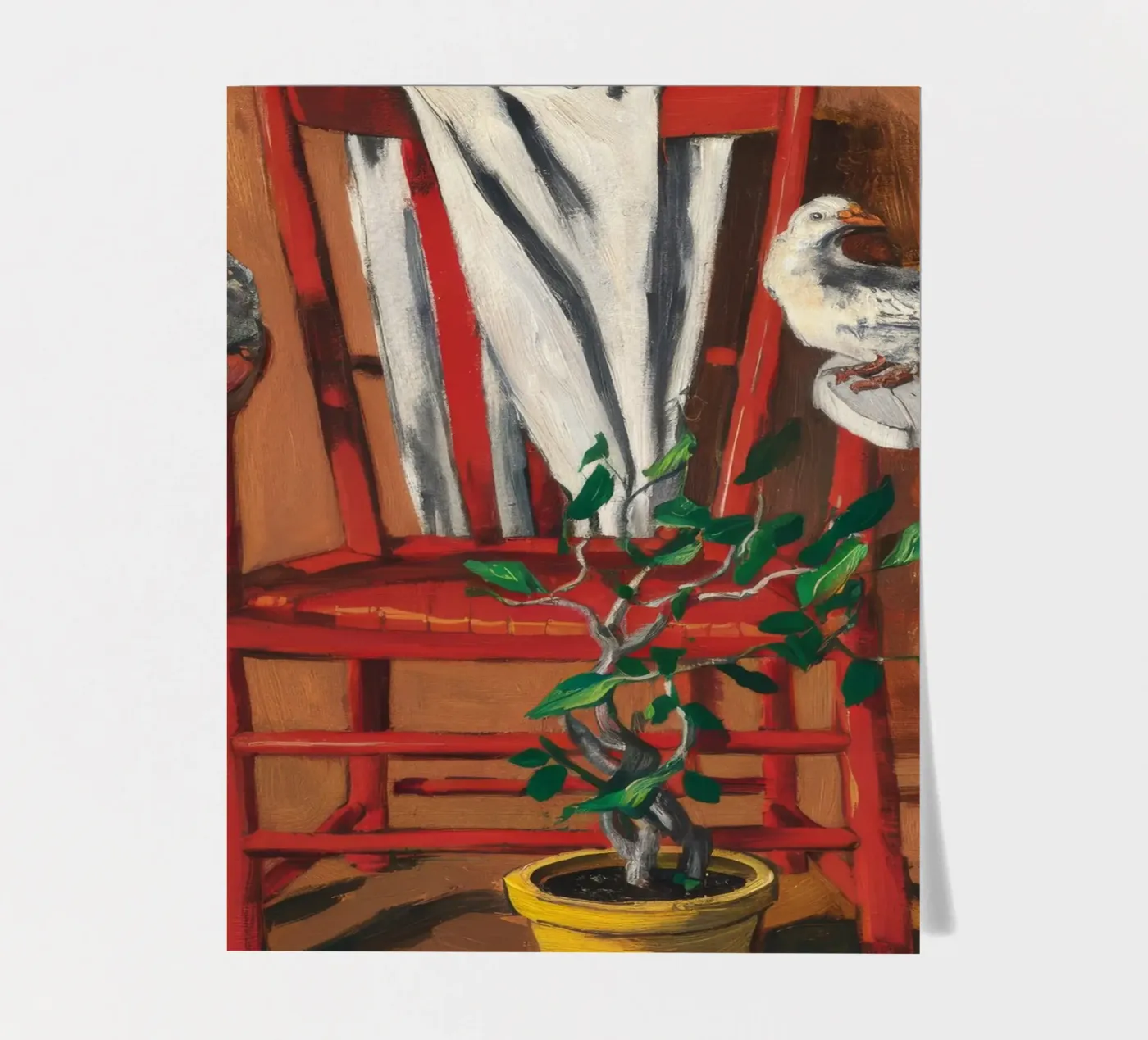 Rustic Perch sticker sheet by Ebony Carpenter